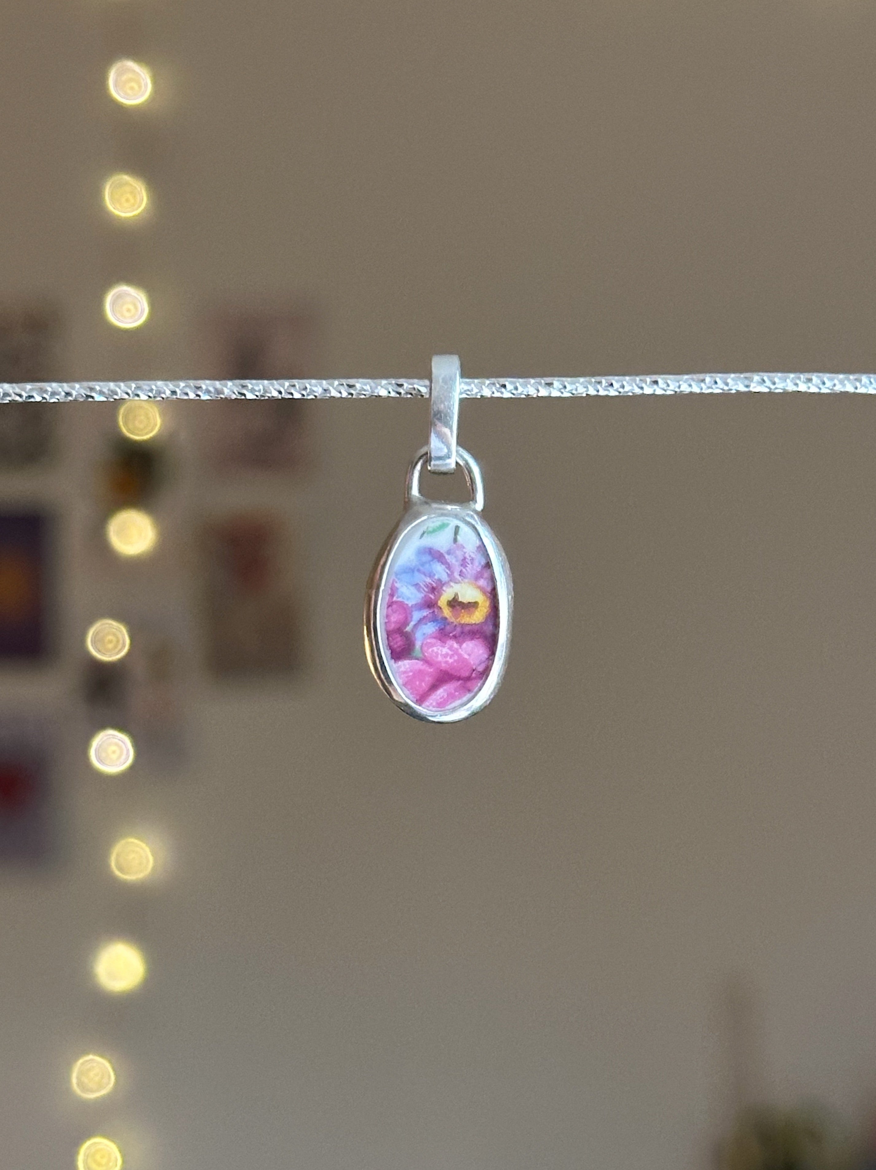 Vintage pottery charm