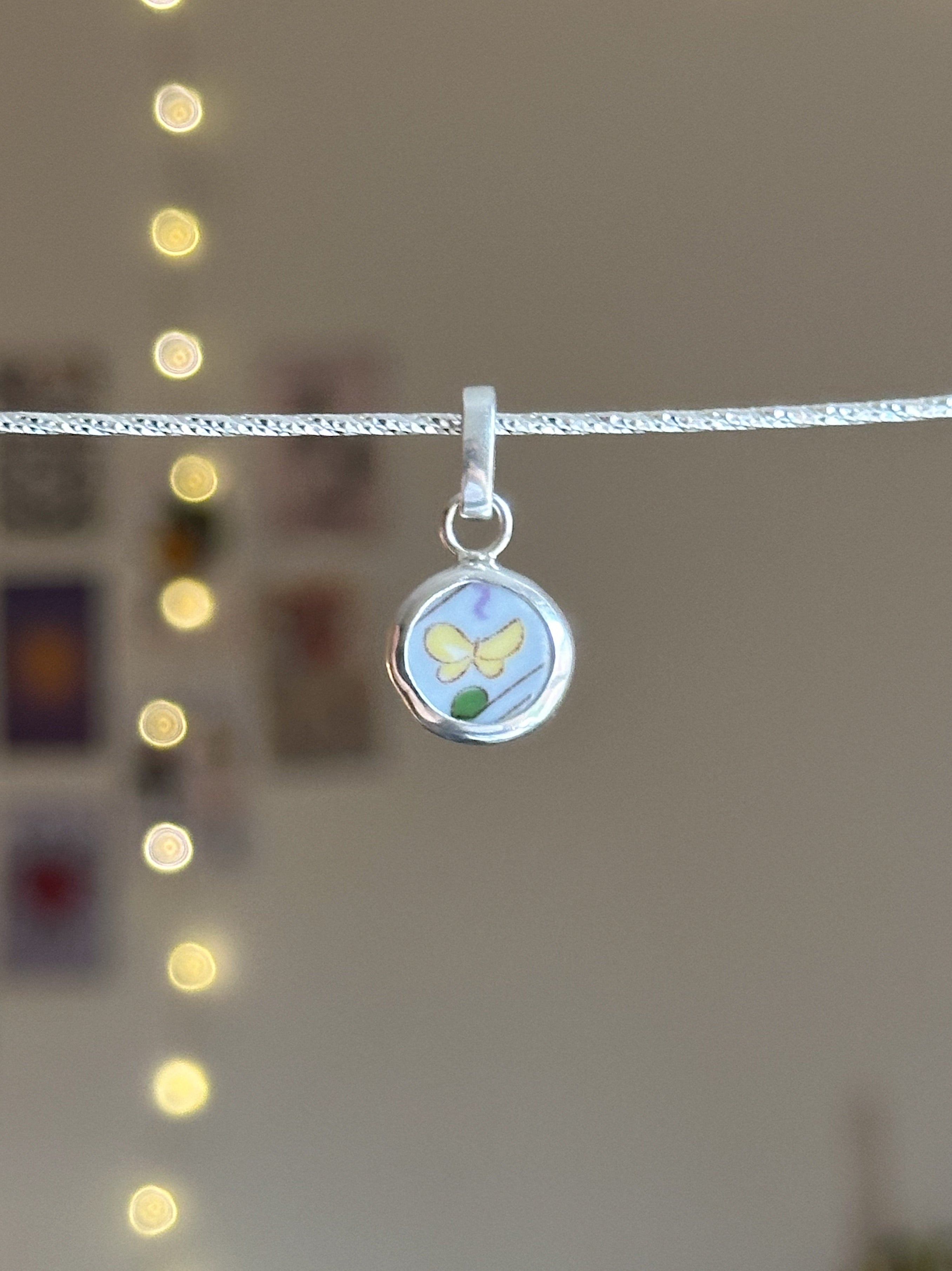 Vintage pottery charm