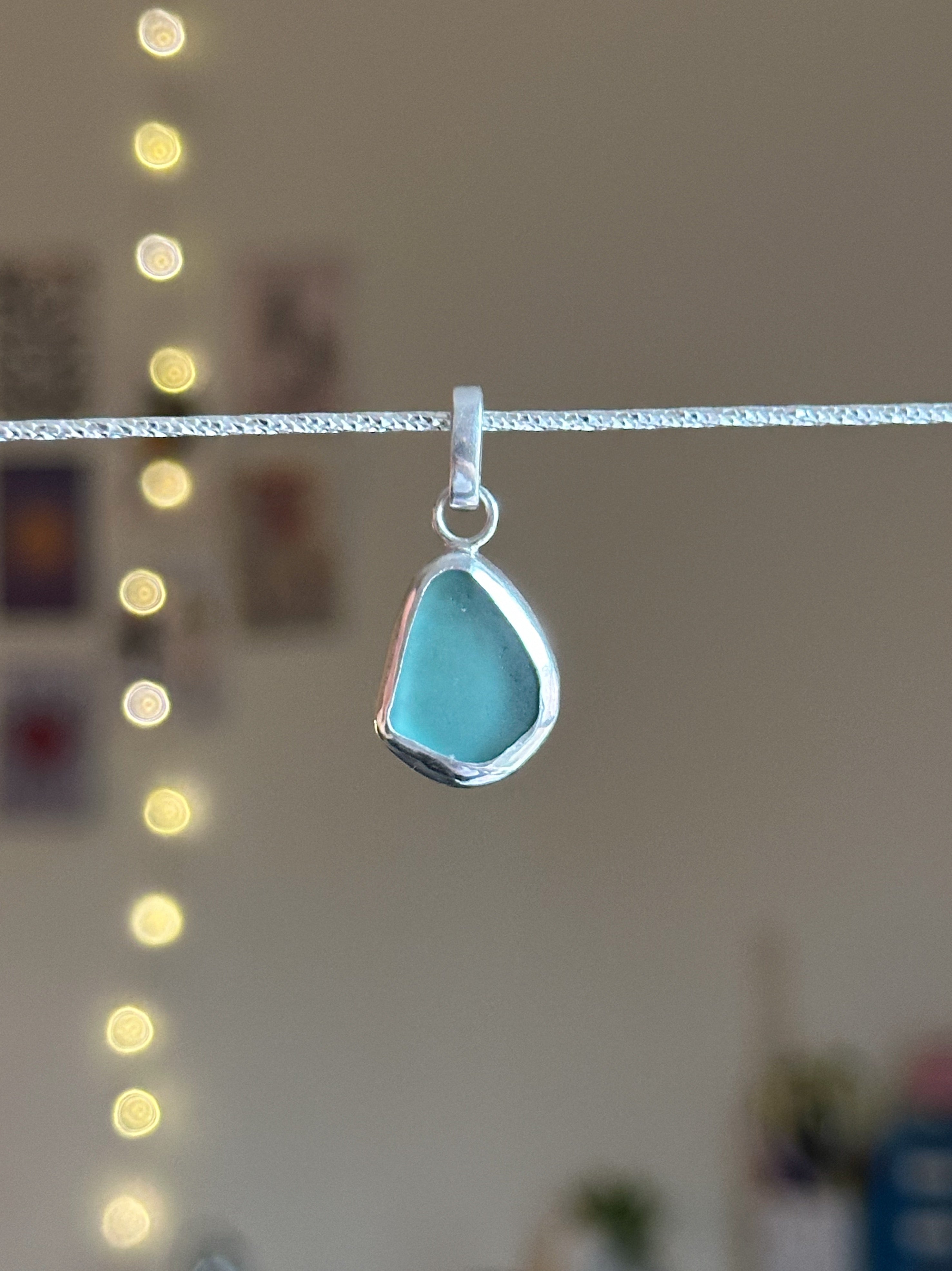Sea glass charm