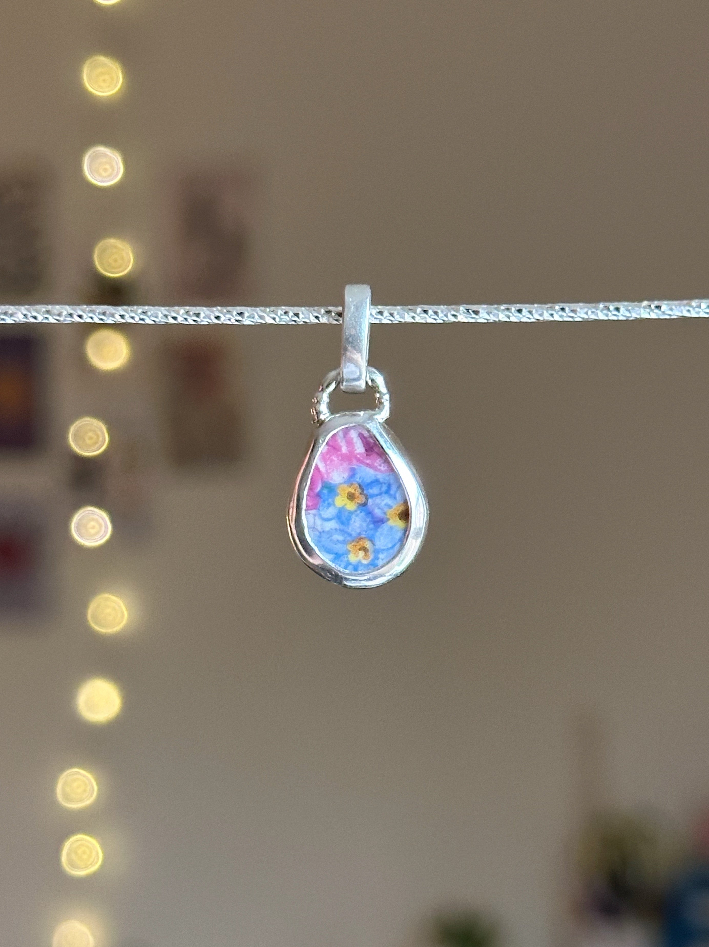 Vintage pottery charm