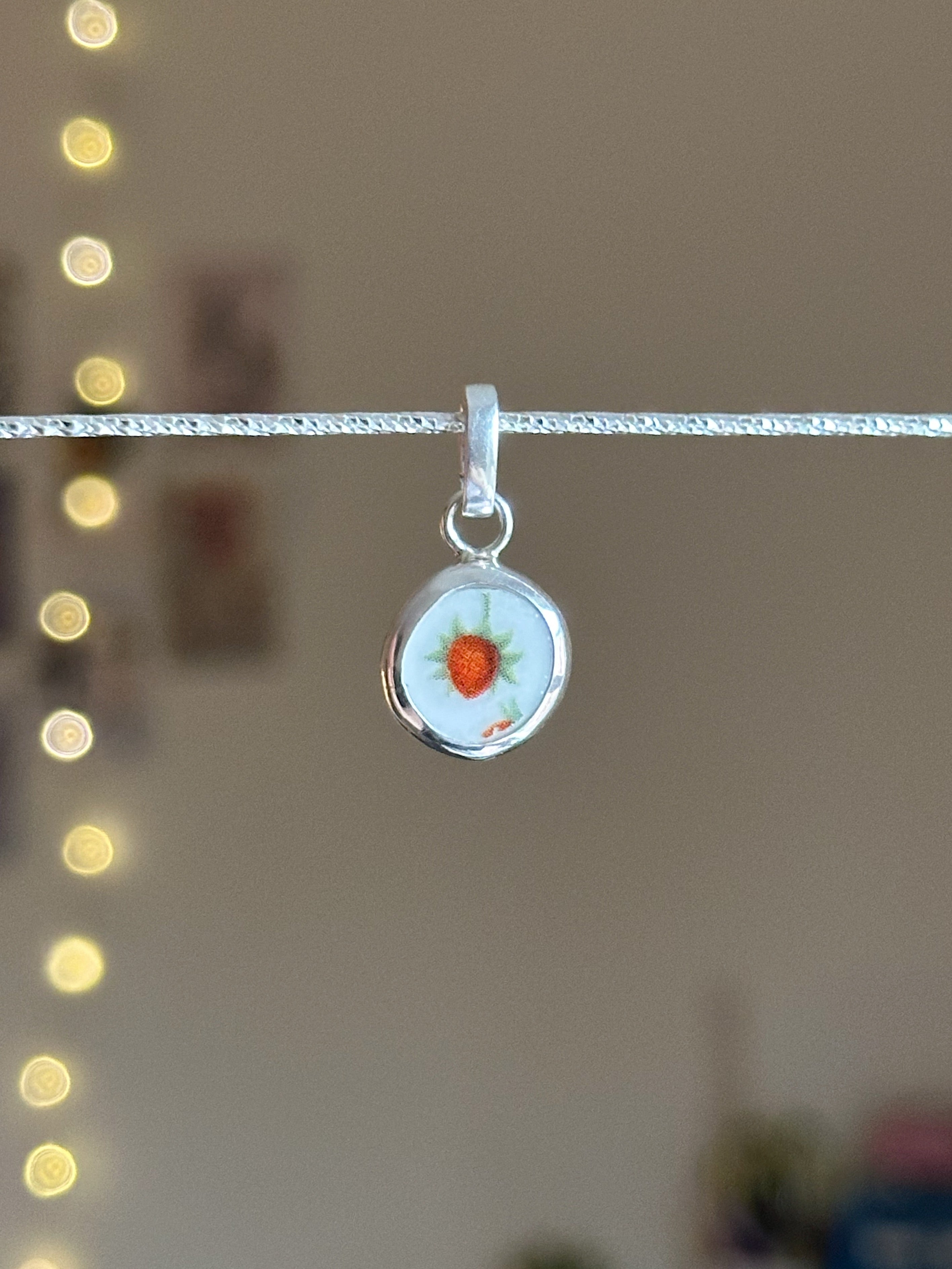 Vintage pottery charm