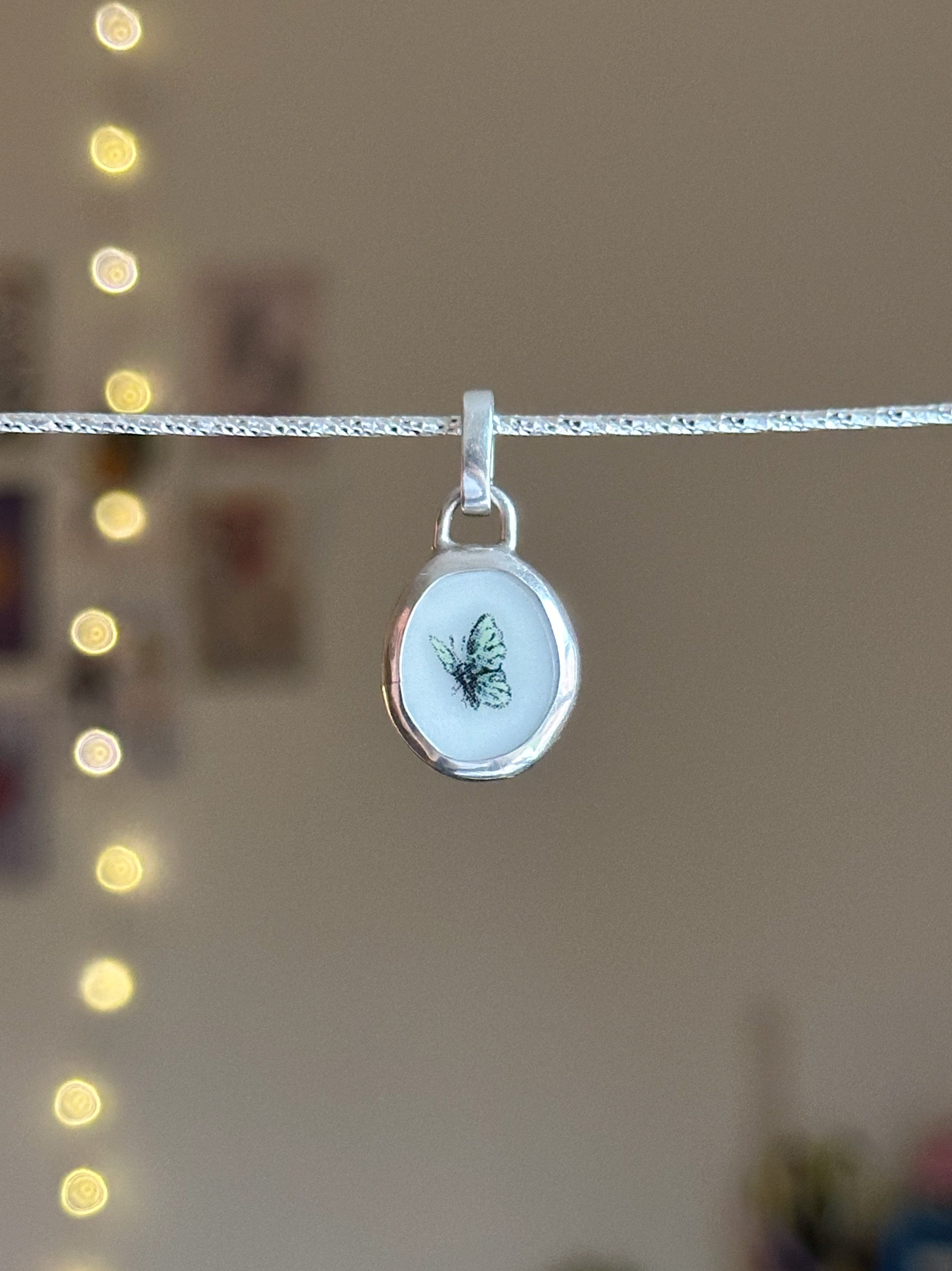 Vintage pottery charm