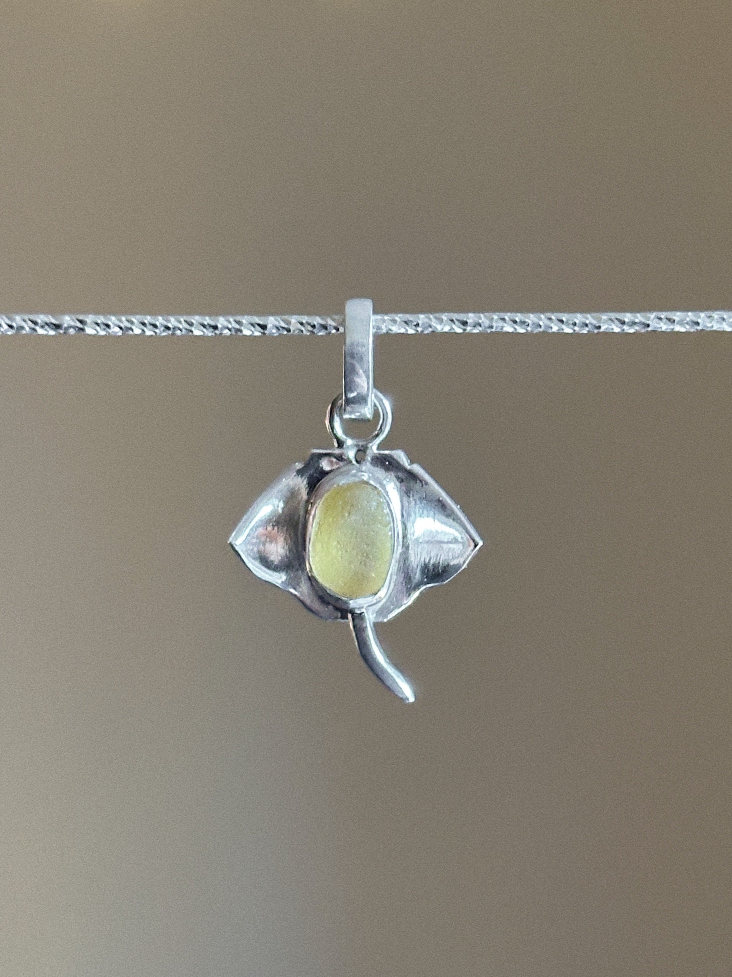 Sea glass manta ray