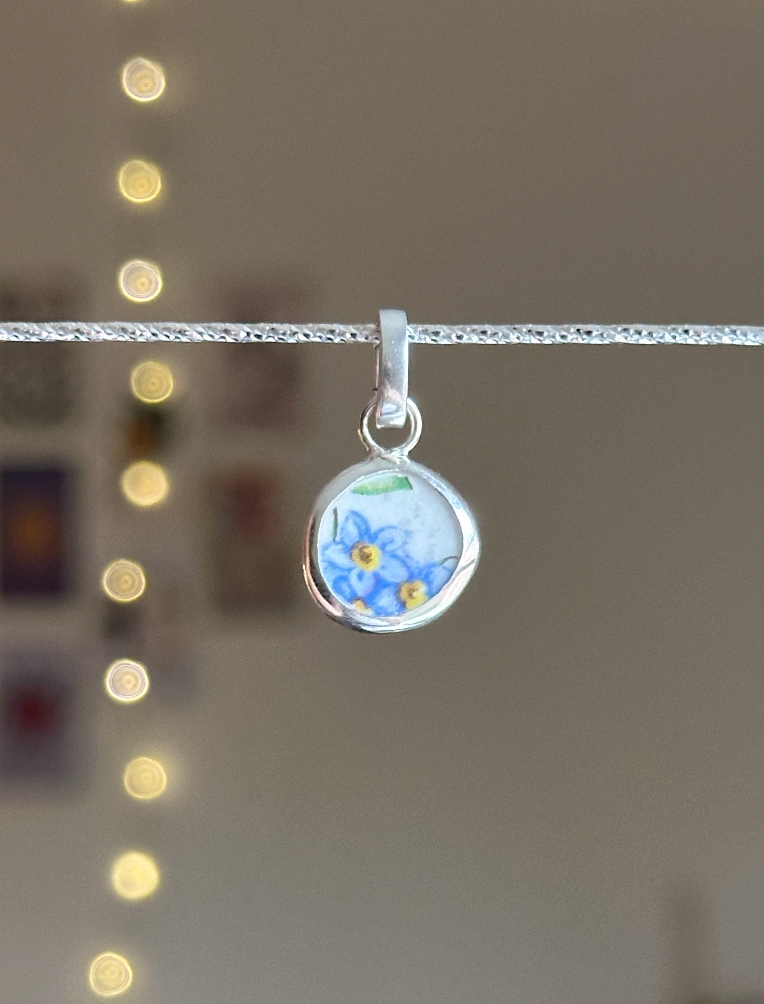 Vintage pottery charm