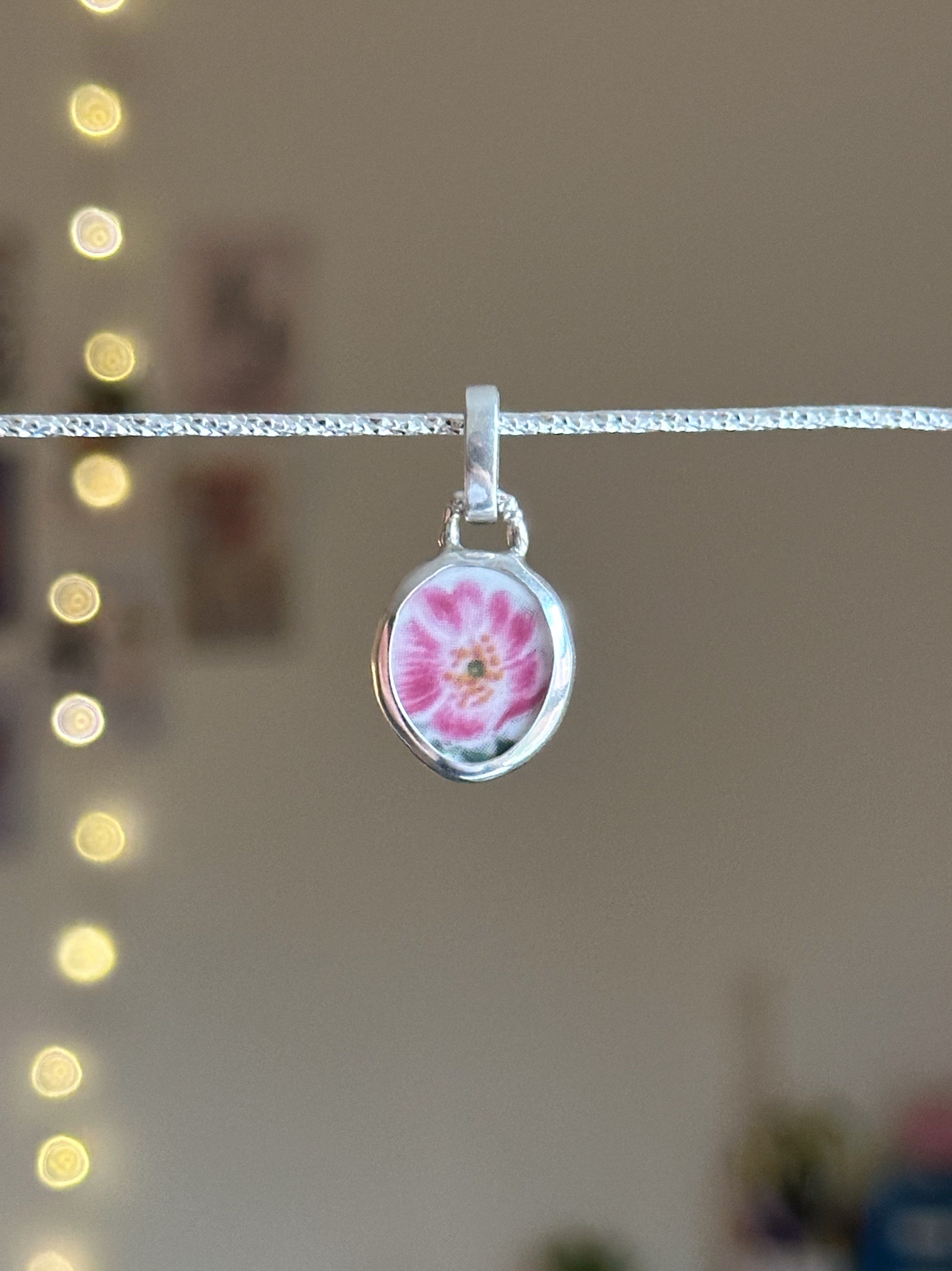 Vintage pottery charm