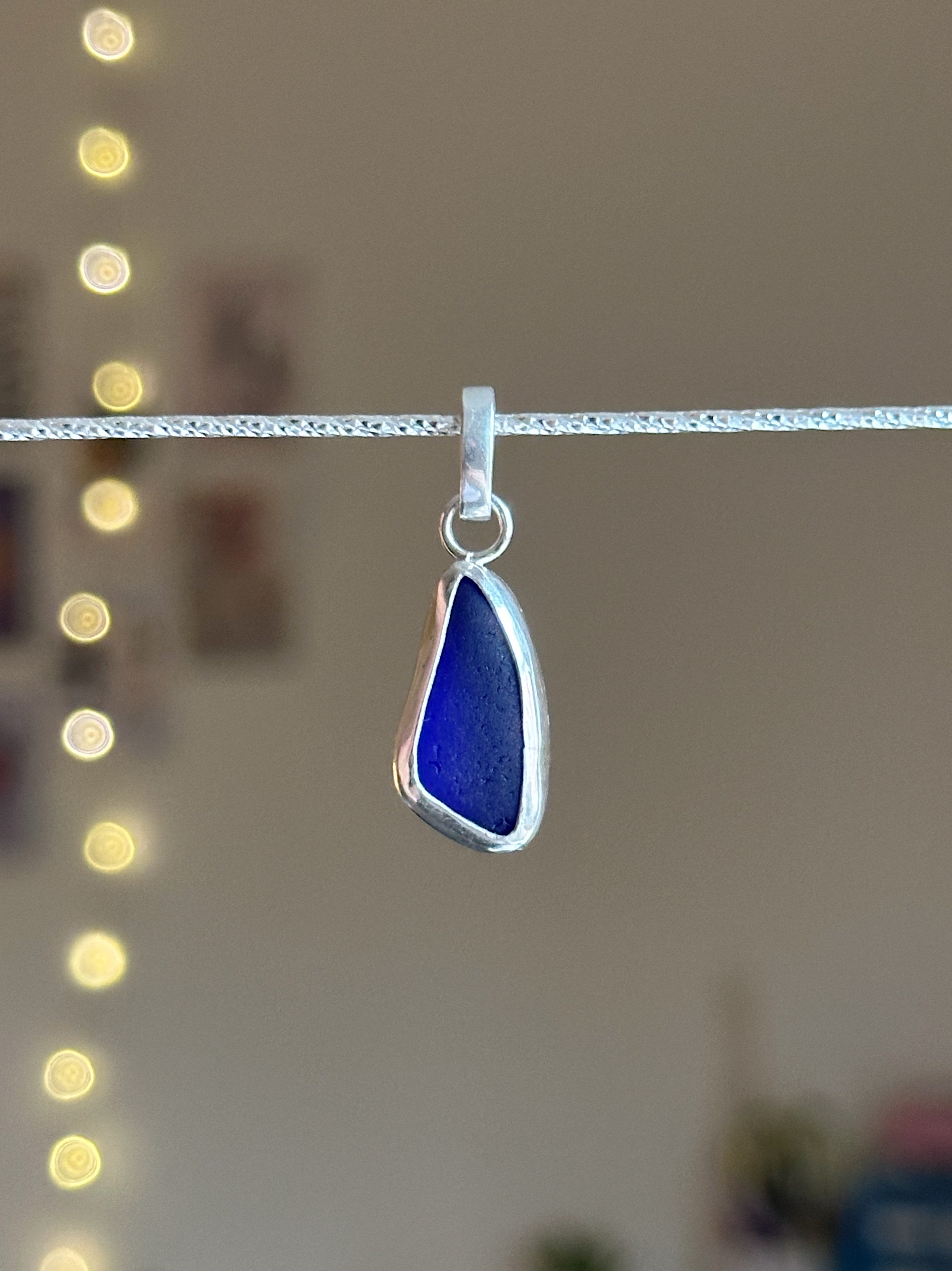 Sea glass charm