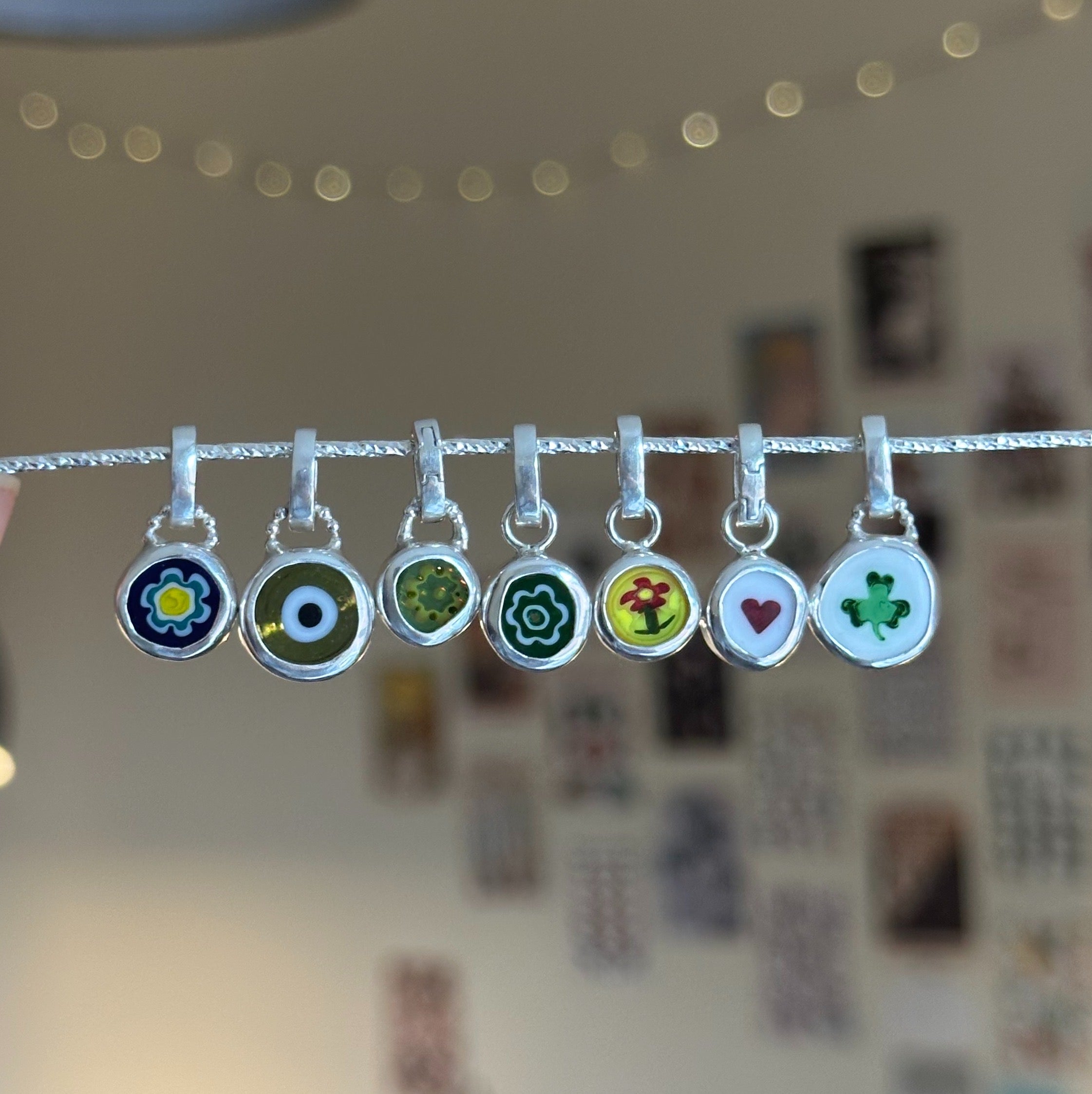 Millefiori charm