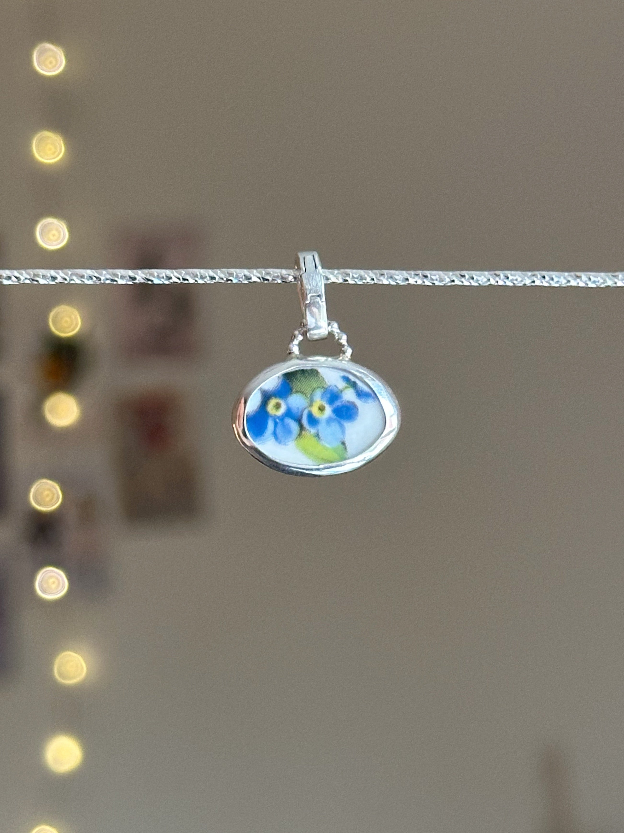 Vintage pottery charm