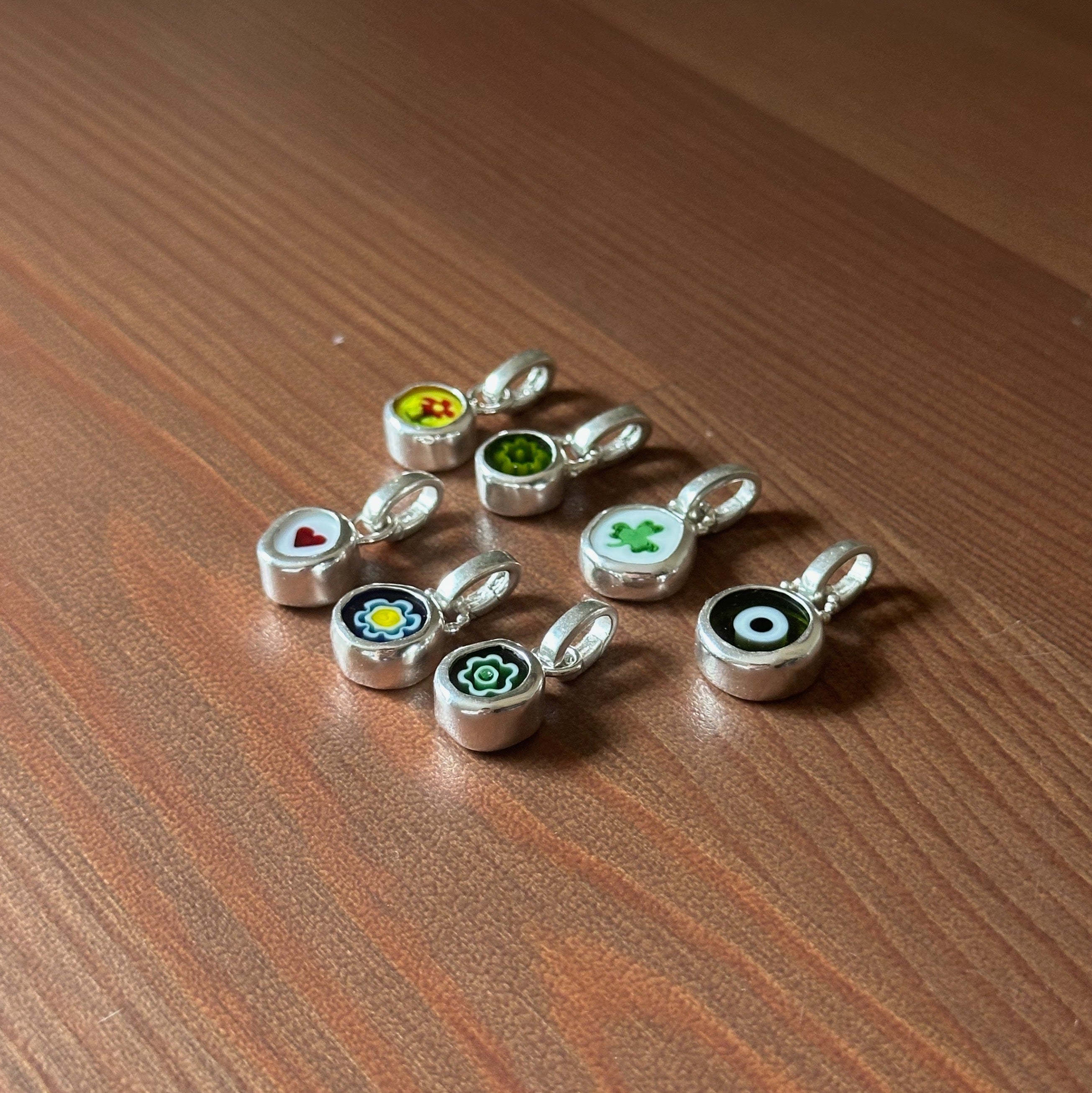 Millefiori charm