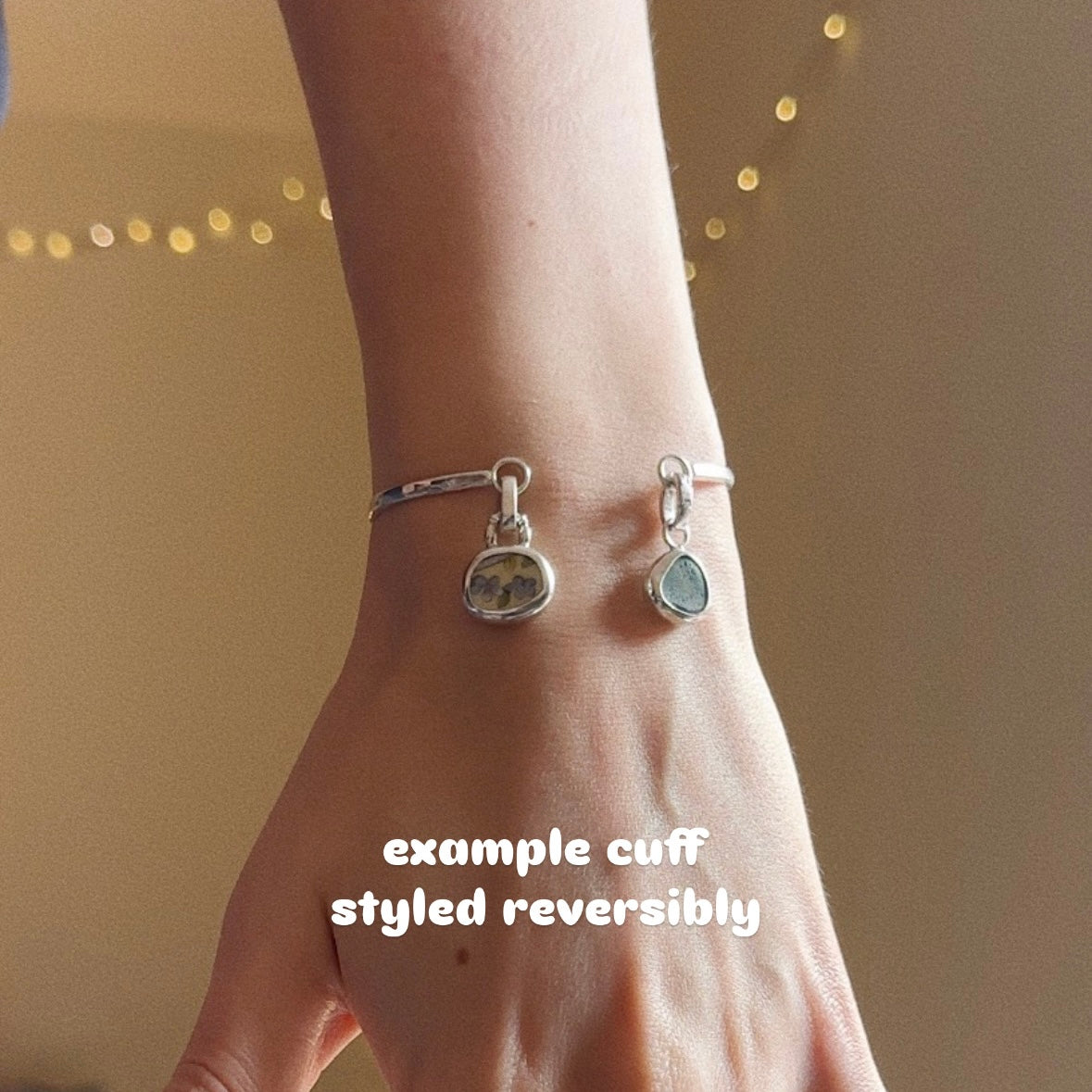 Lagoon charm keeper cuff