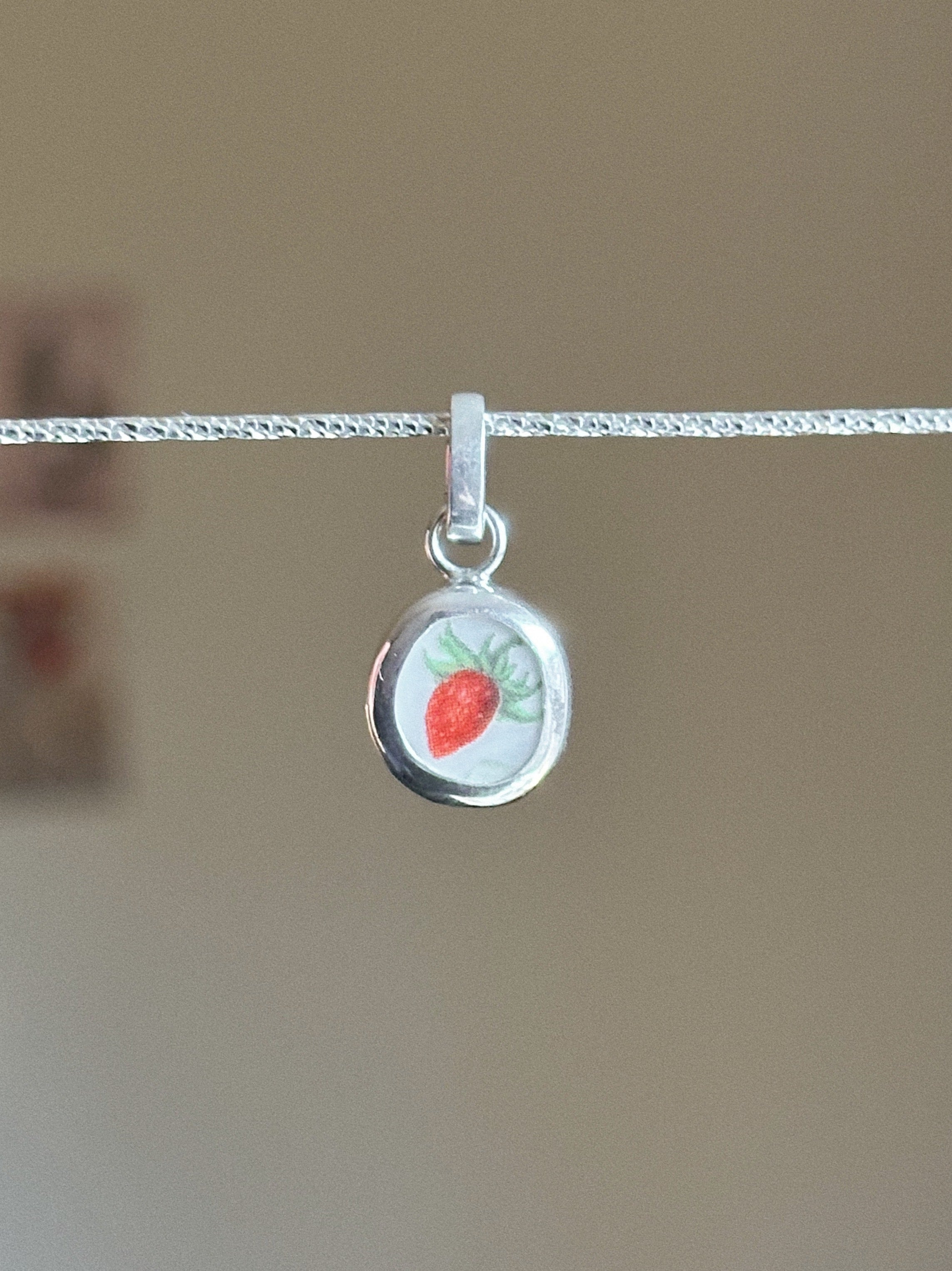 Vintage pottery charm