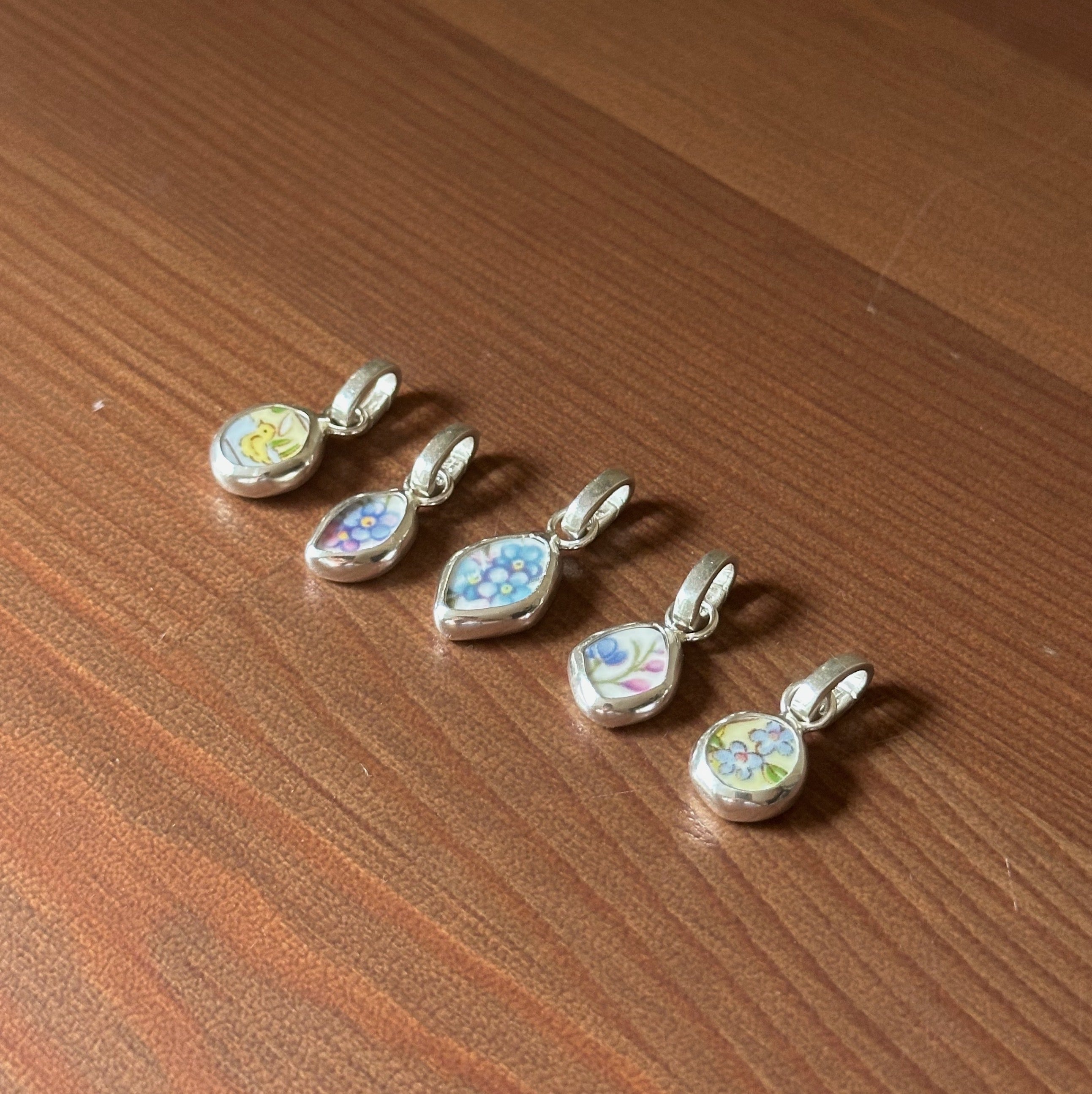 Vintage pottery charm