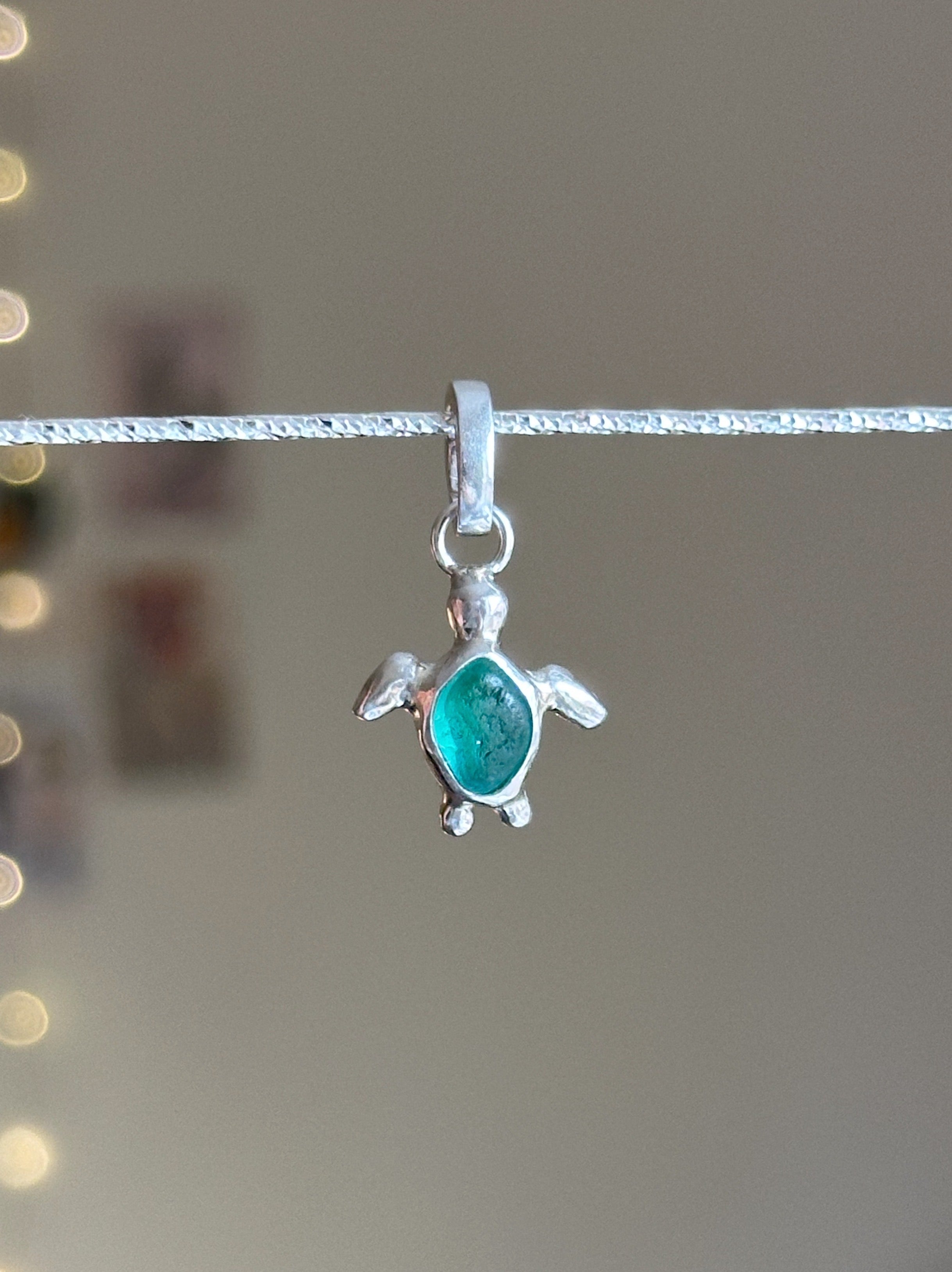 Sea glass turtle