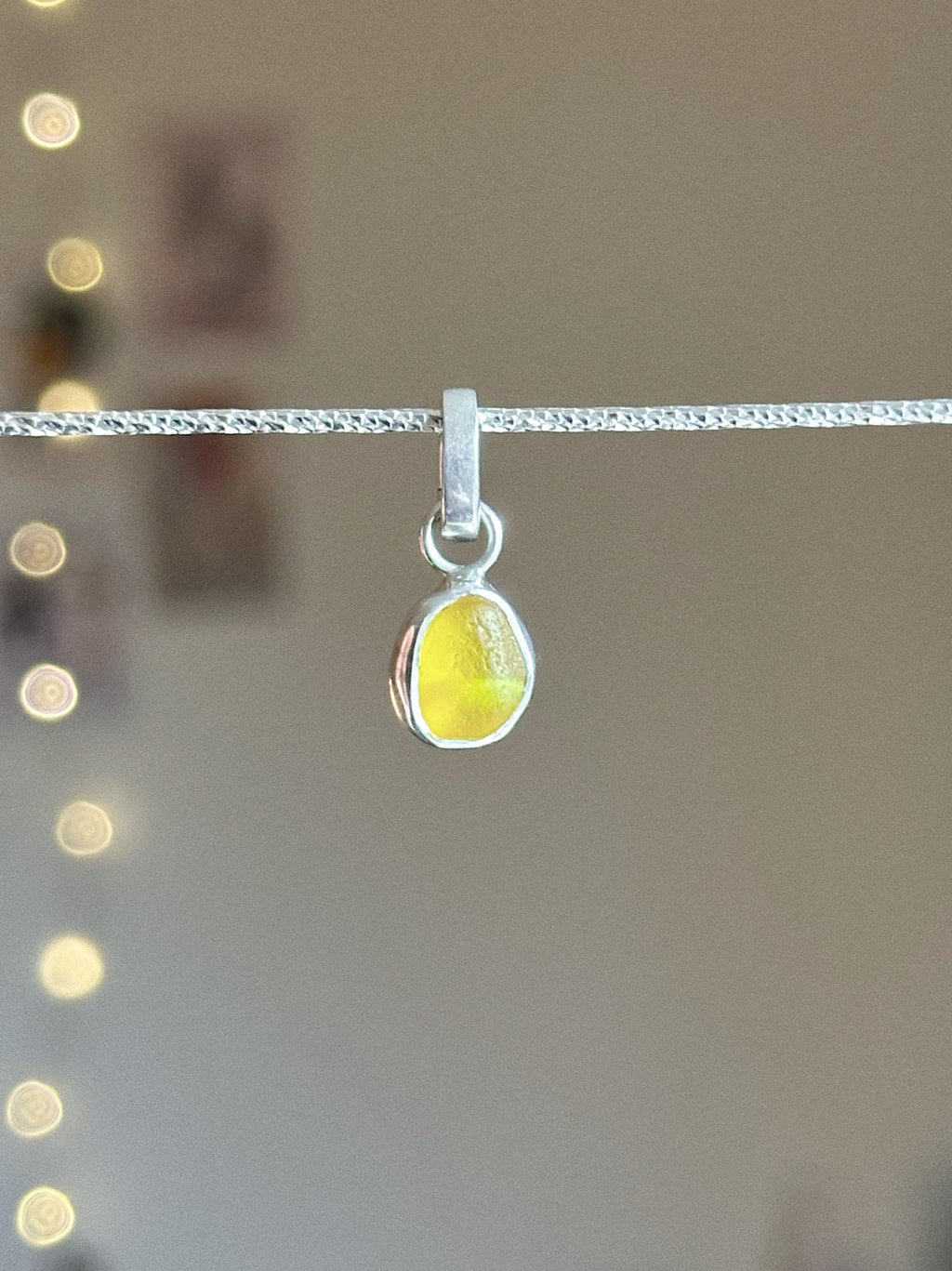 Sea glass charm