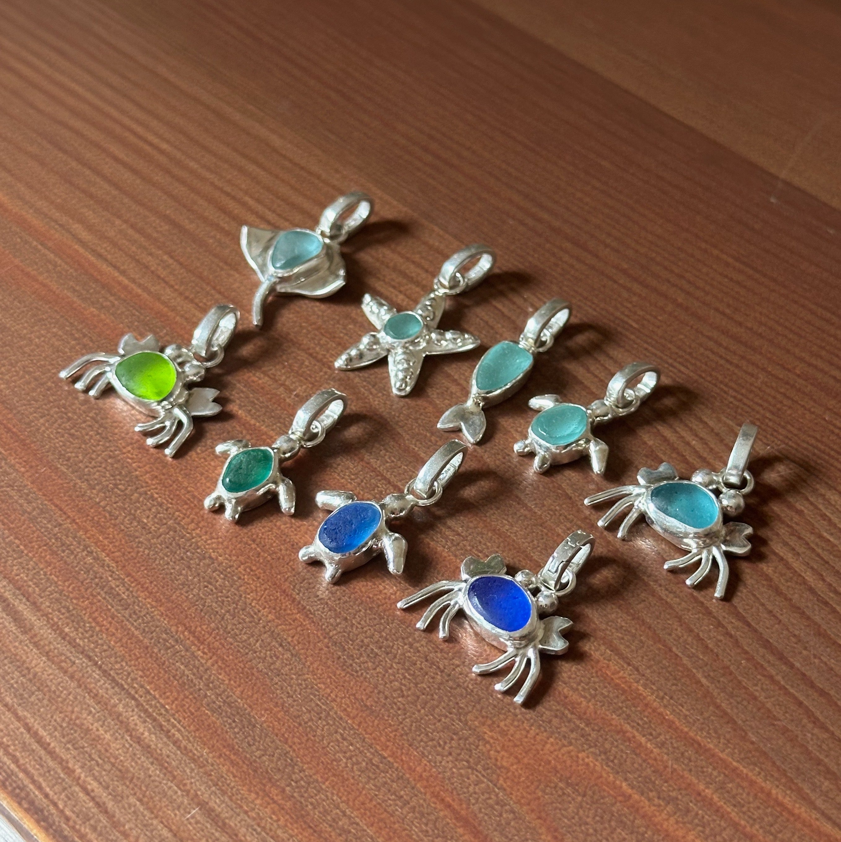 Sea glass turtle