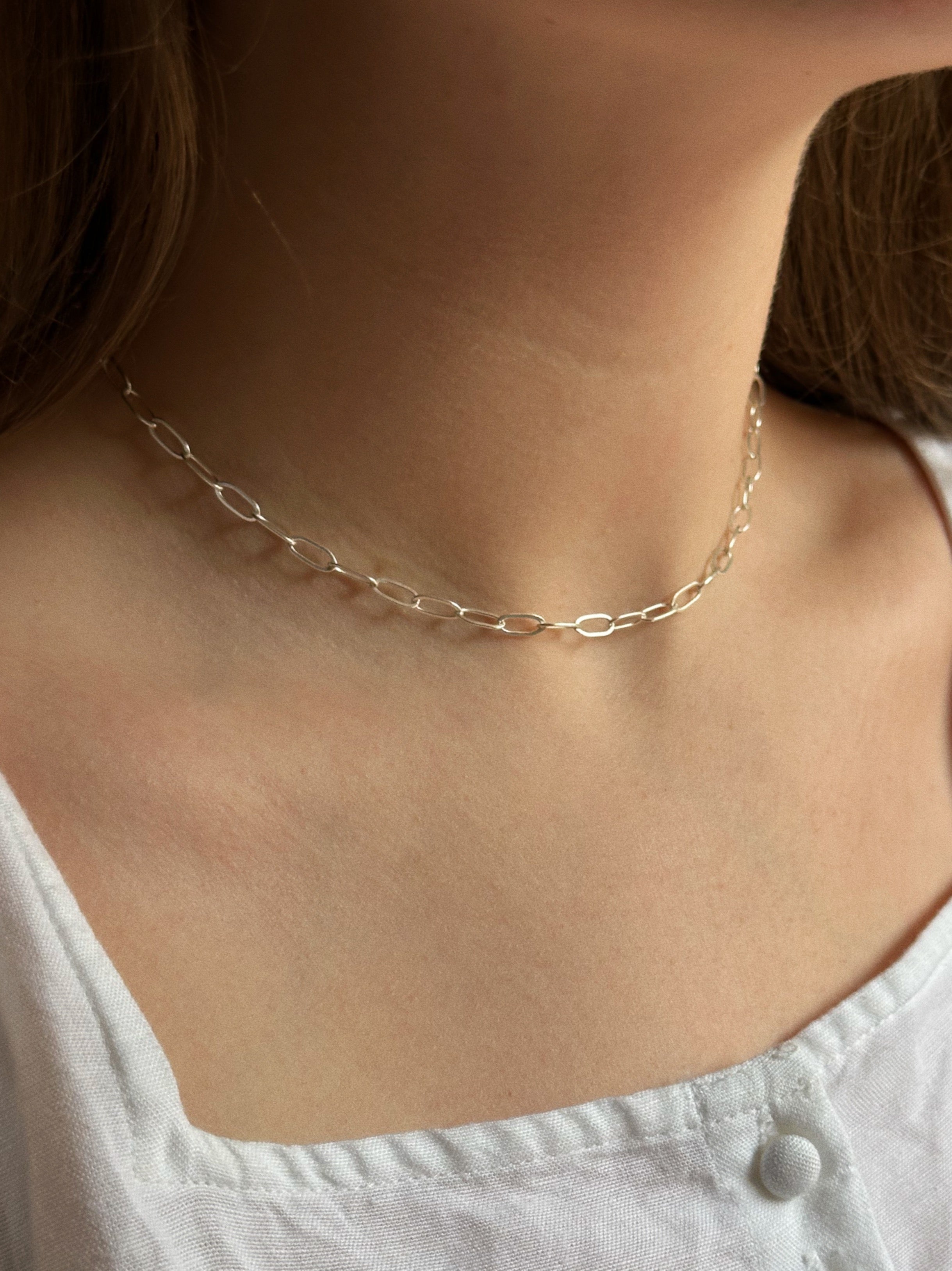 Daisy charm keeper necklace chain