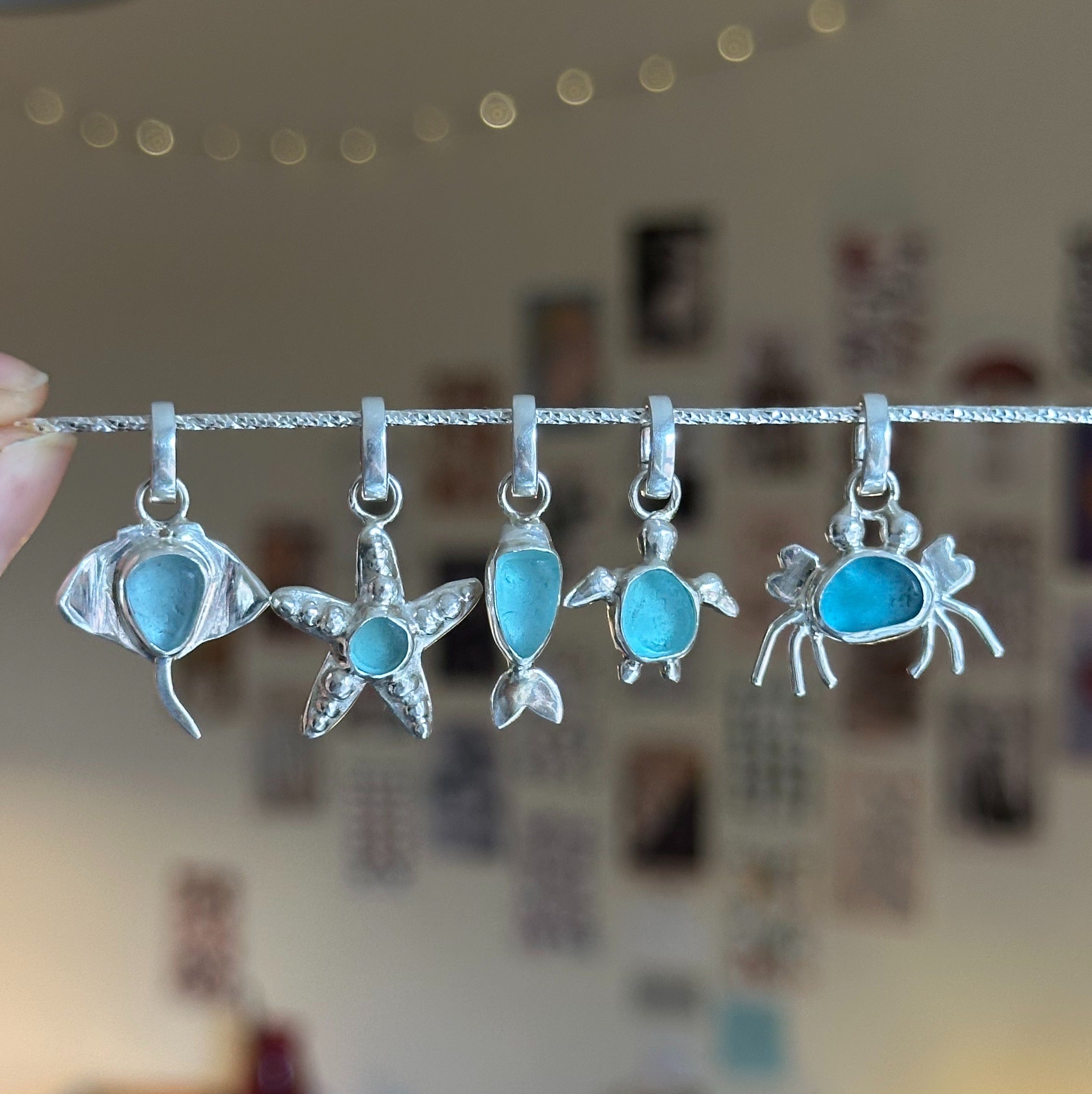Sea glass starfish