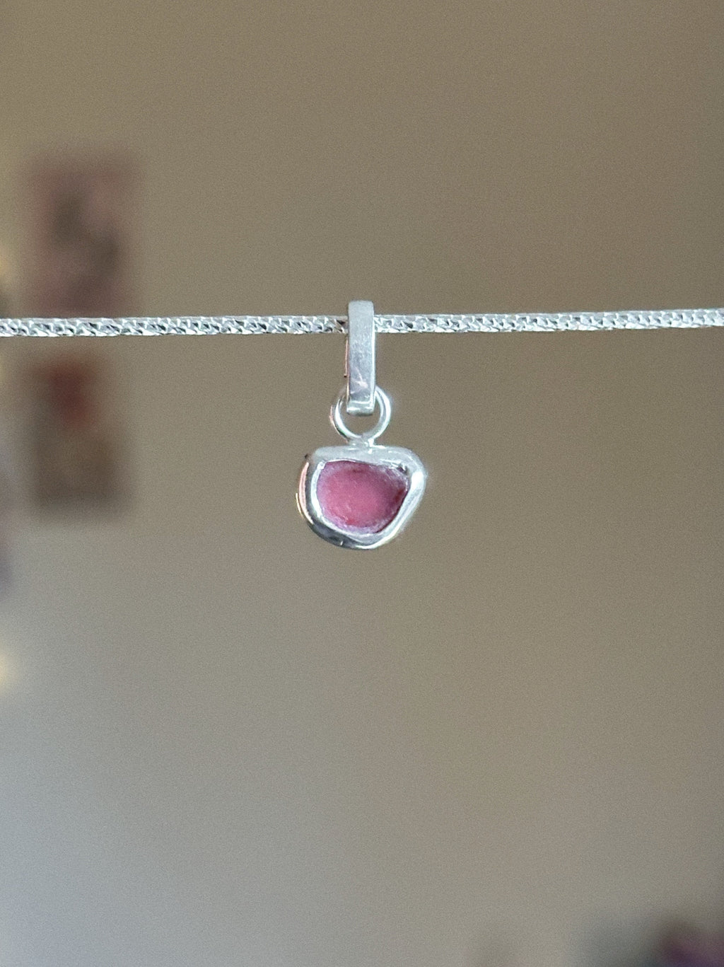 *Imperfect* Sea glass charm