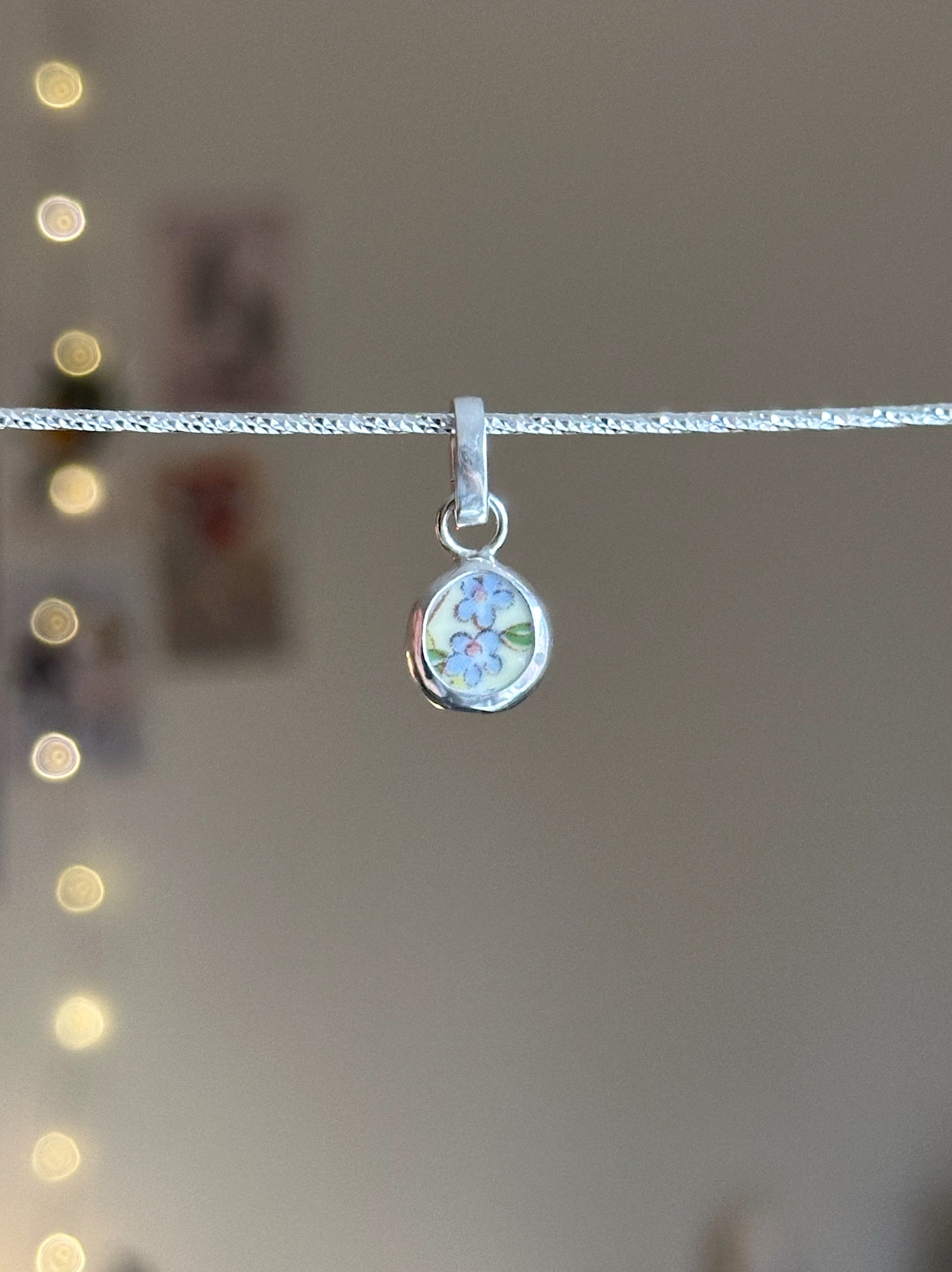 Vintage pottery charm