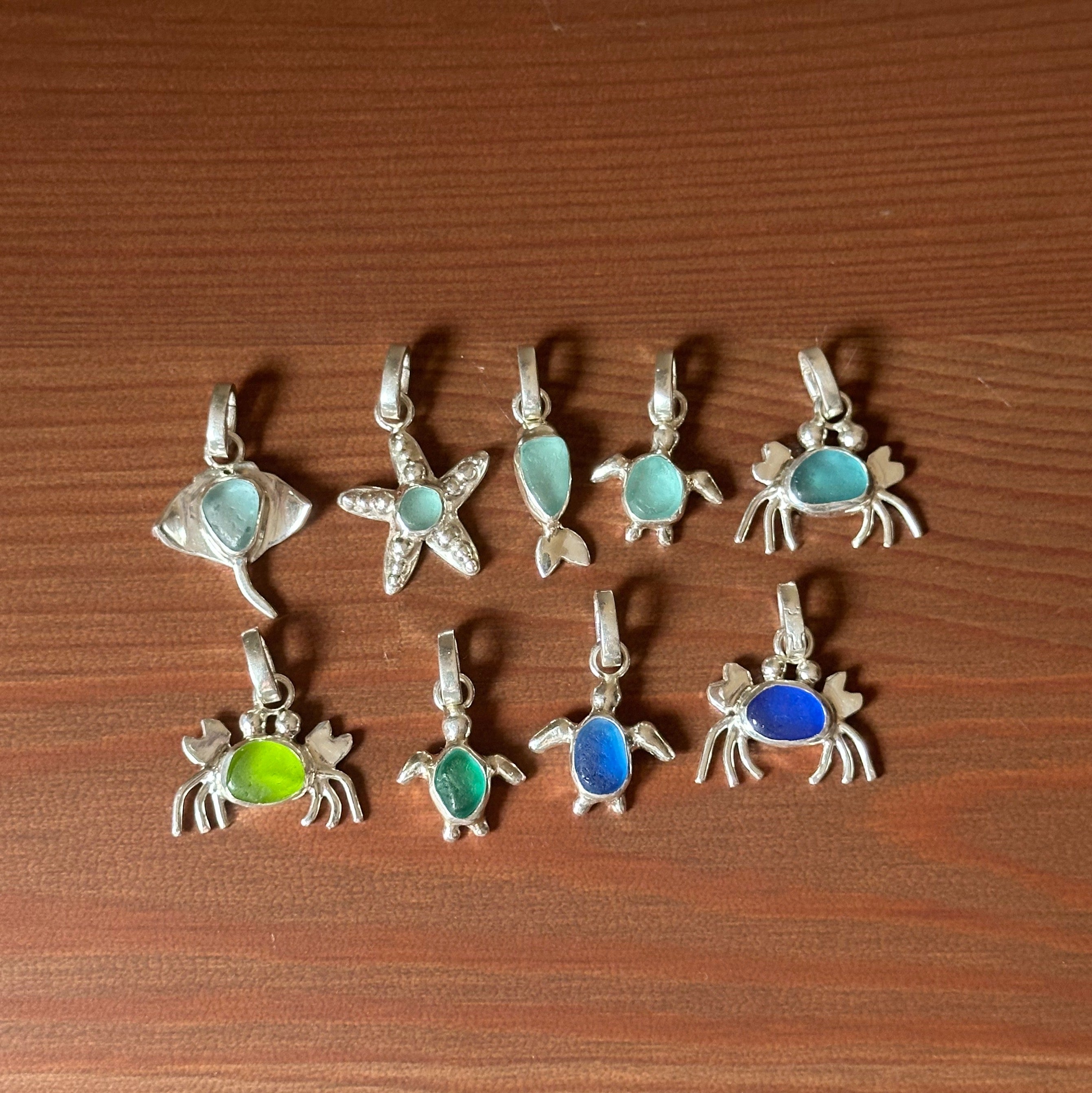 Sea glass crab