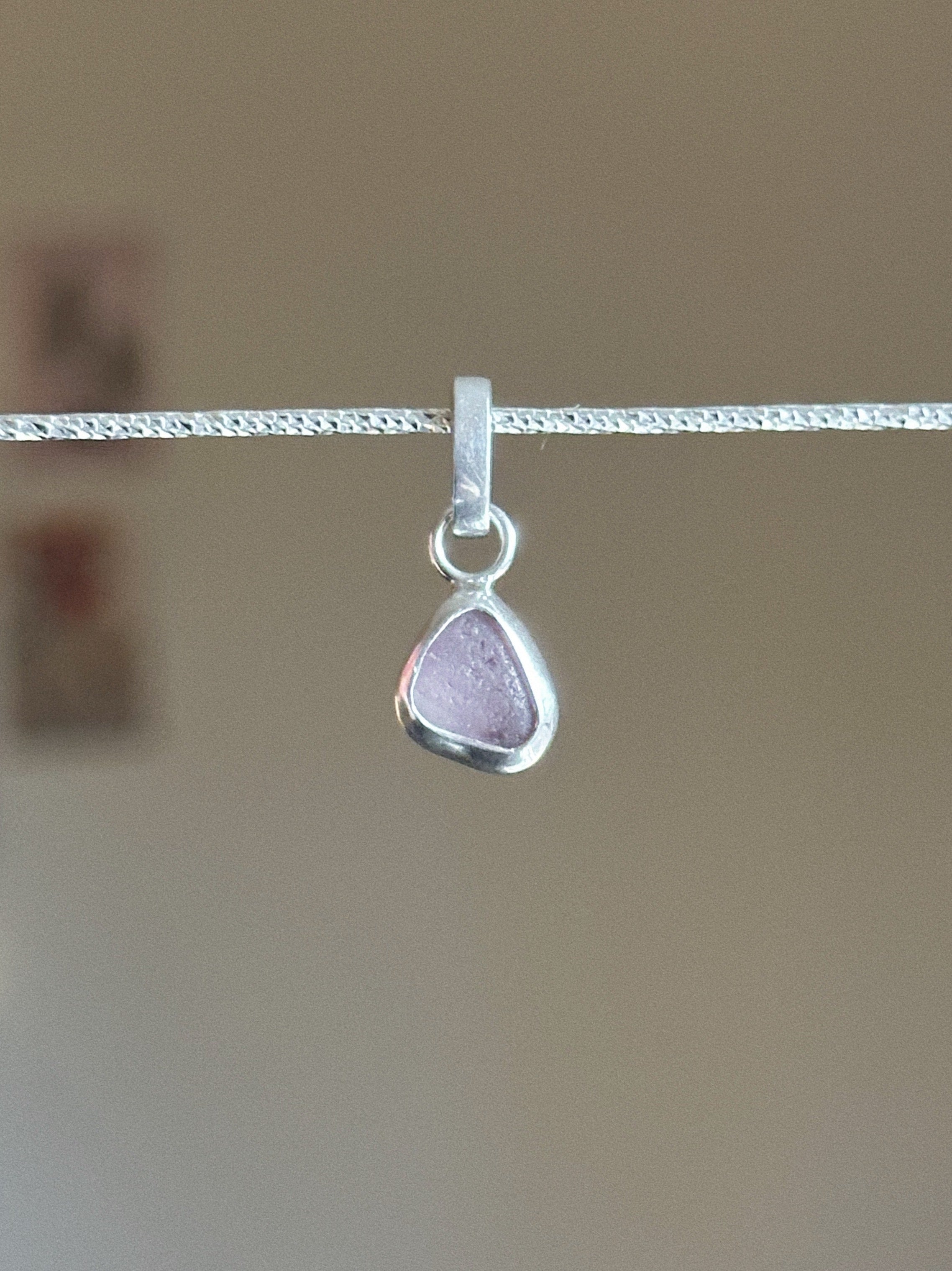 Sea glass charm
