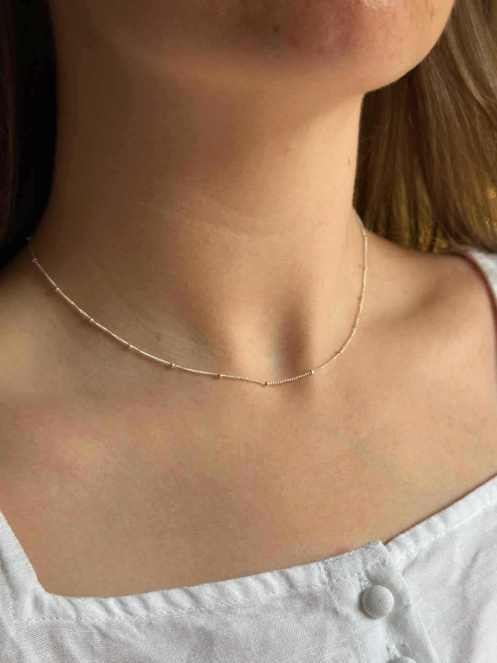 Satellite charm keeper chain