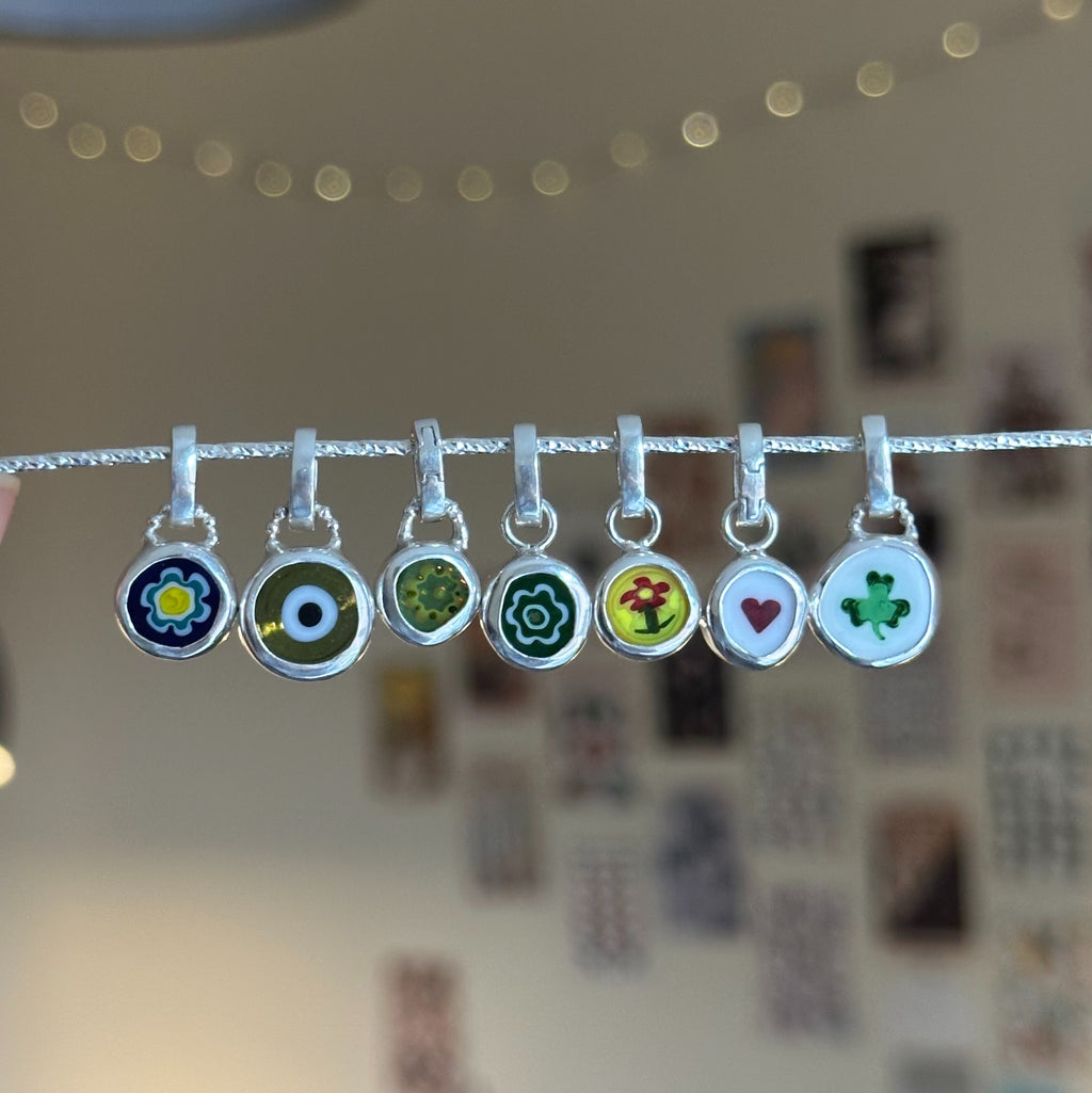 Millefiori charm