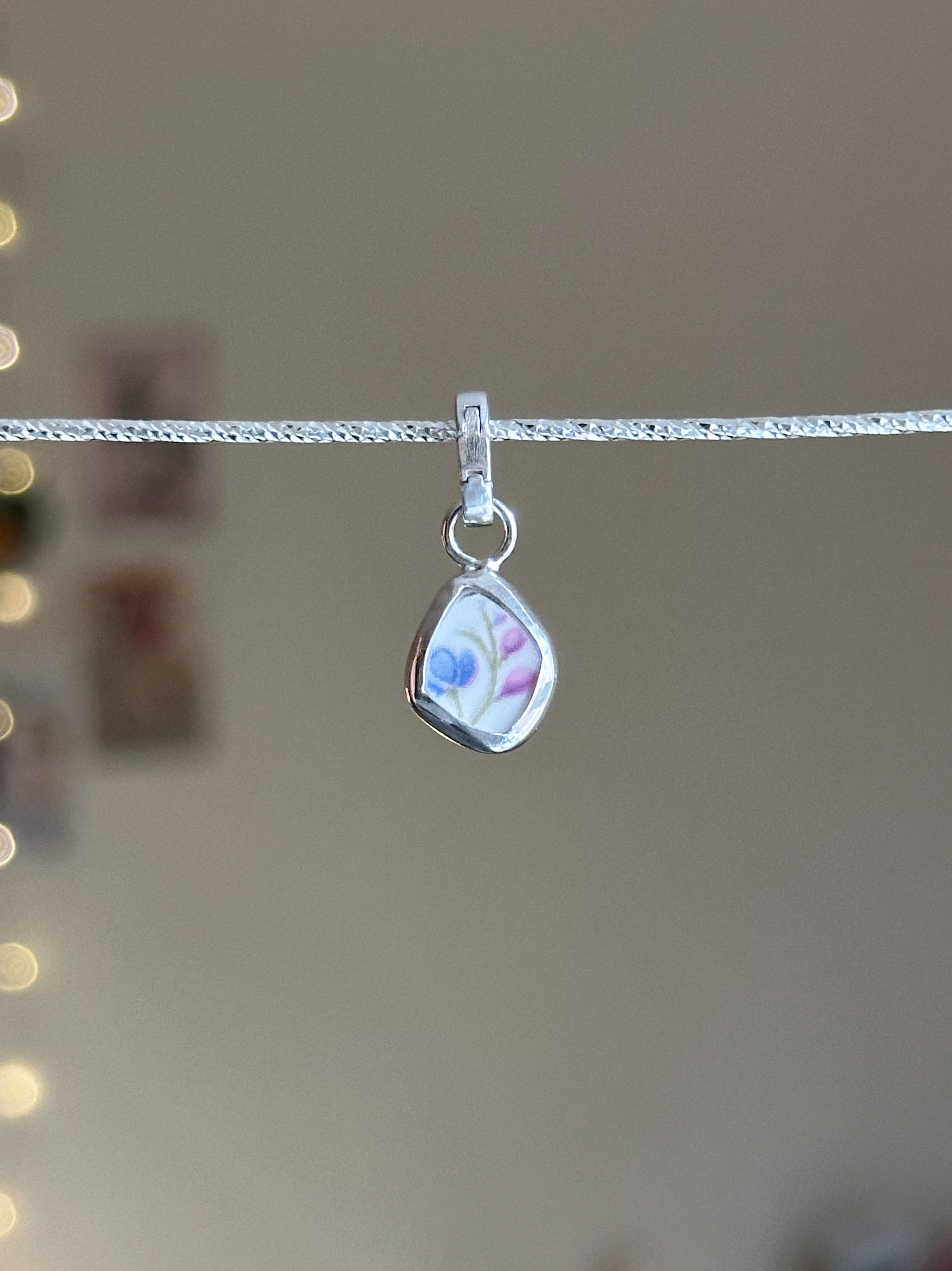 Vintage pottery charm